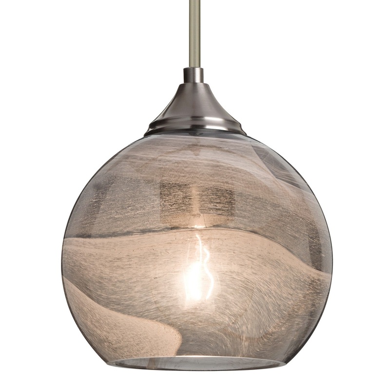 Besa 1TT-JILLYSM-SN Besa Jilly Stem Pendant One Light Pendant Satin Nickel