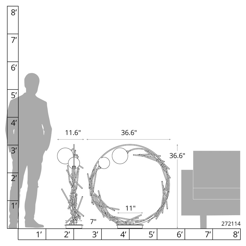Brindille Ring Lamp Sterling