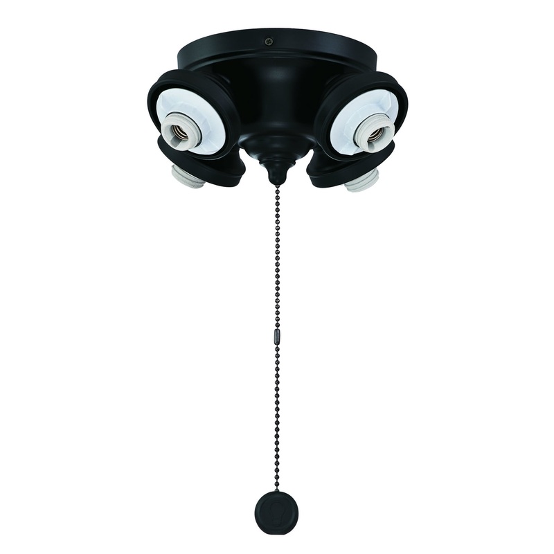 Fanimation F8BL Fitters Four Light Fitter Black (Discontinued)