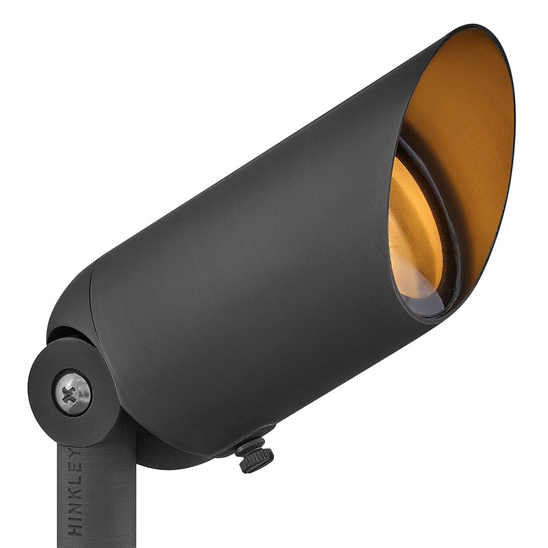 Hardy Island Accent Spot Light Brass Satin Black 3000K LumaCore LED