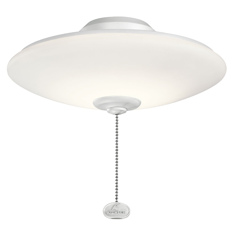 LED Fan Light Kit from the No Family Collection in Multiple Finish by Kichler