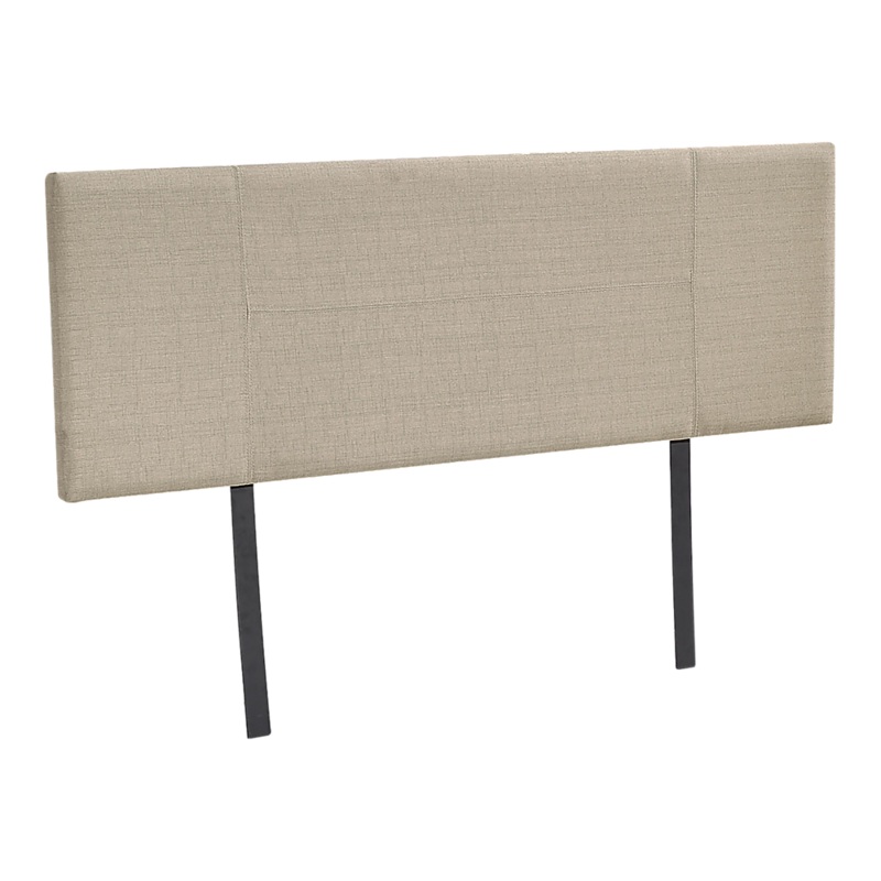 Linen Fabric Double Bed Headboard Bedhead – Beige