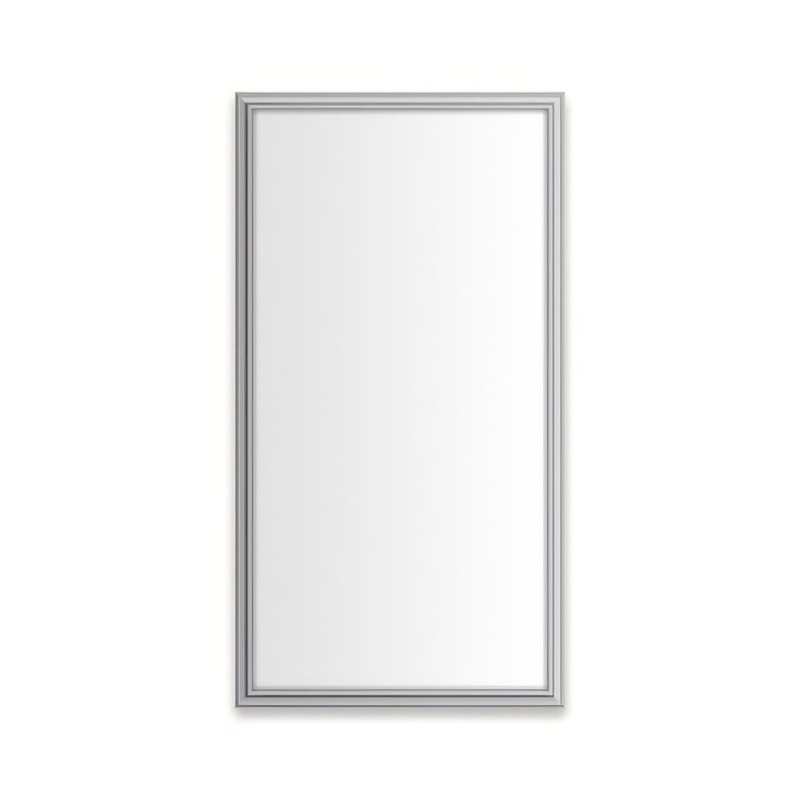 Medicine Cabinet Main Line 16 x 30 Inch 1 Doors Framed Mirror Chrome Flat Top Rosemont Frame Slow Close Hinges 4 Inch