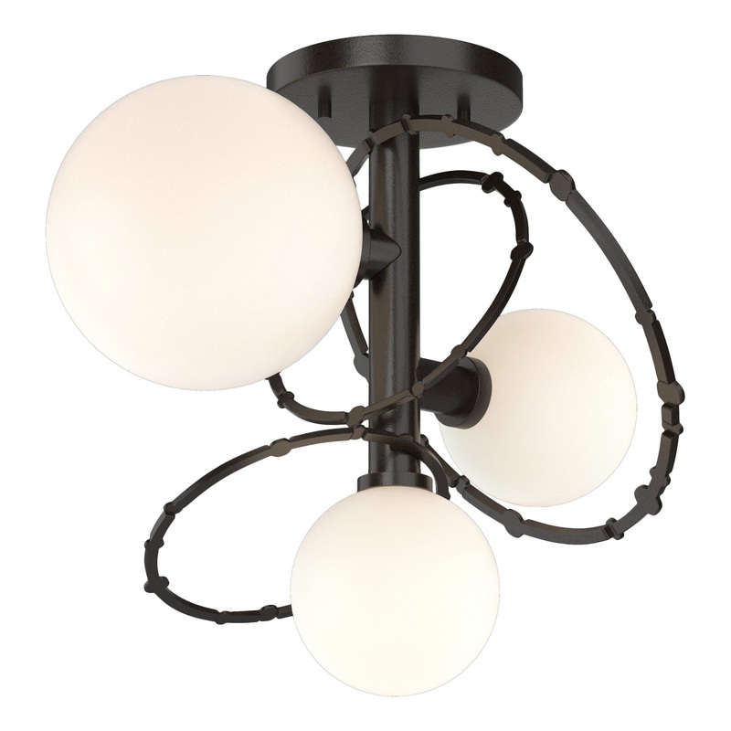 Olympus 3-Light Semi-Flush Oil Rubbed Bronze
