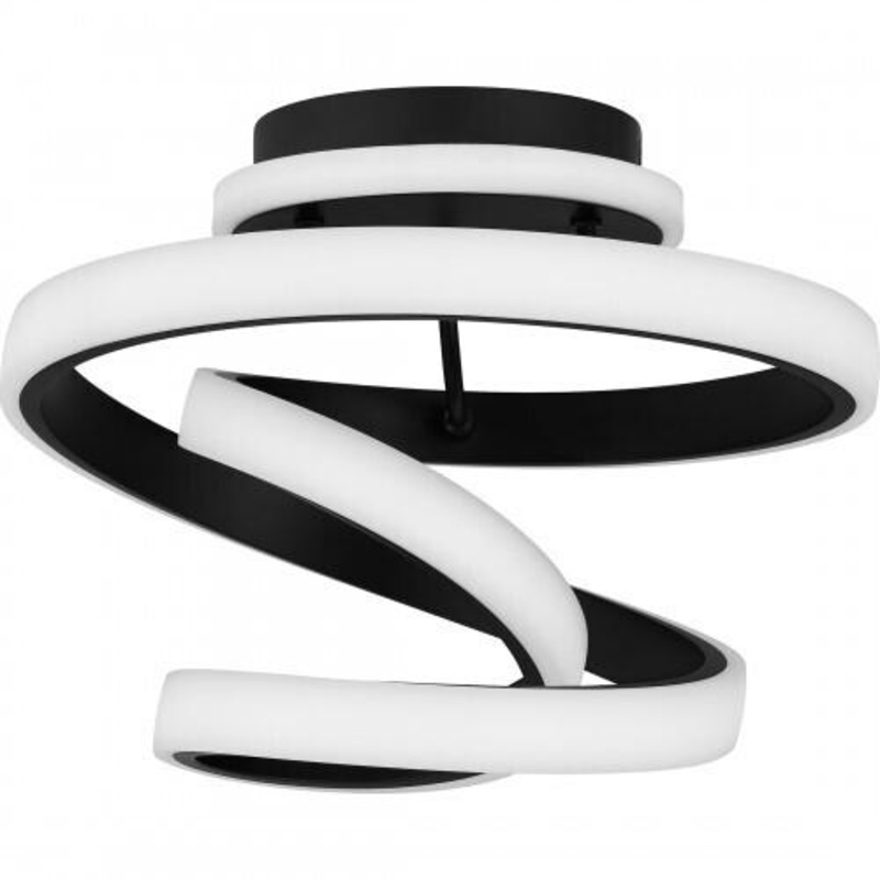 Quoizel PCAVI1713MBK Aviva Semi flush led light matte black Semi-Flush Mount