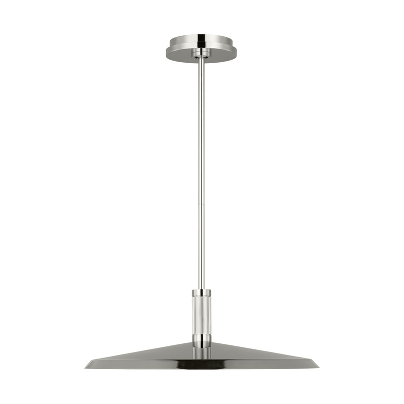 Saucer Direct 18 Pendant Polished Nickel