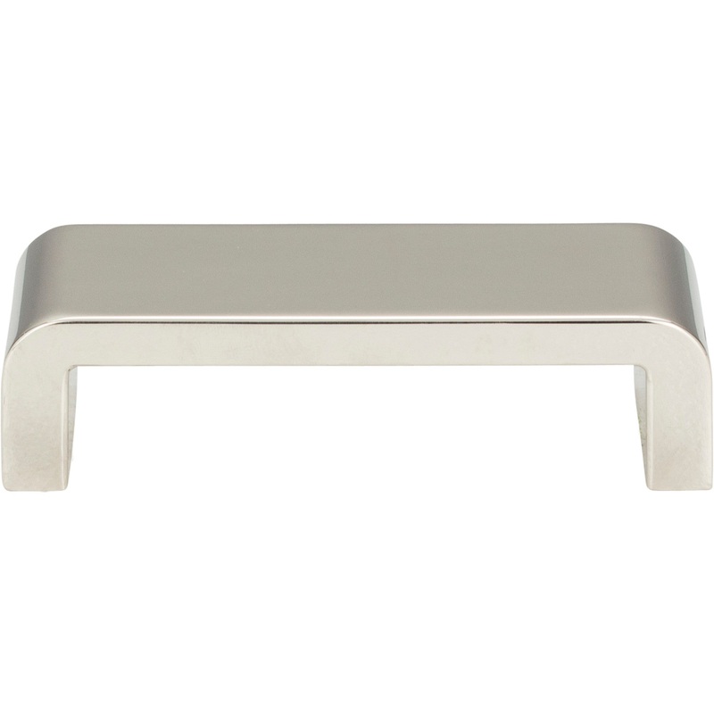 Atlas Homewares Platform Pull 3 3/4 Inch (c-c) Polished Nickel