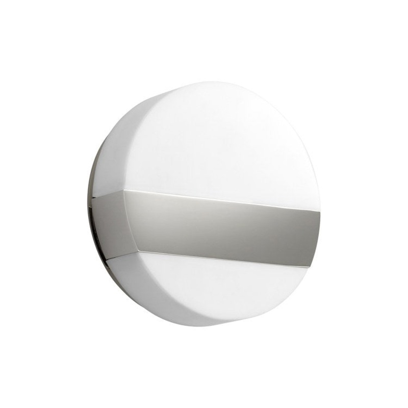 Aurora Single-Light 6″ Wall Sconce – Polished Nickel