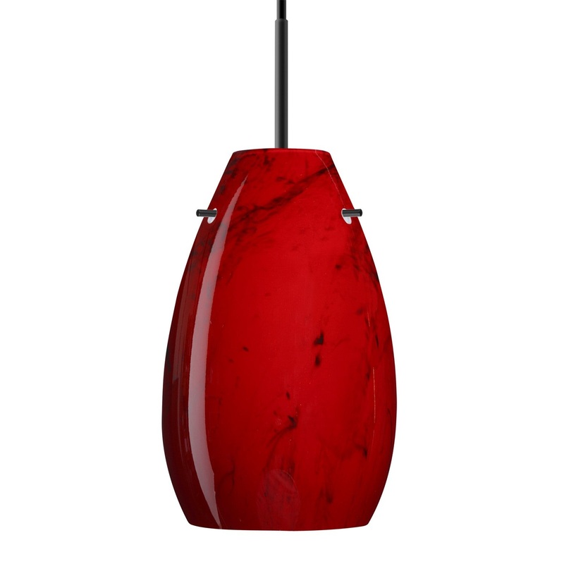 Besa 1JT-4126MA-BK Besa Pera 9 Pendant One Light Pendant Black