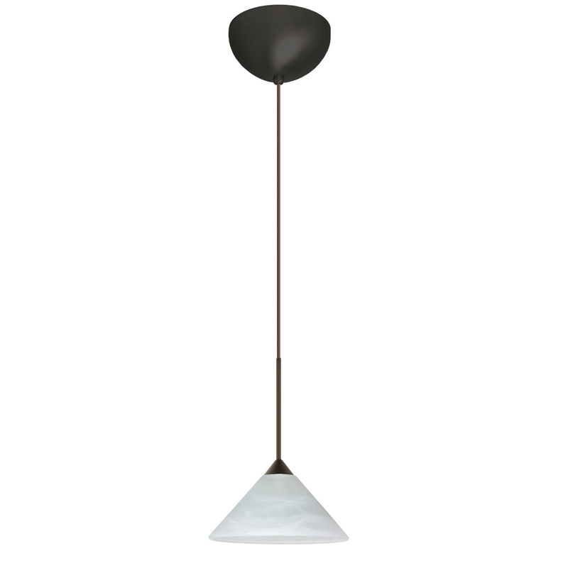 Besa 1XC-117652-LED-BR Kona One Light Pendant Bronze