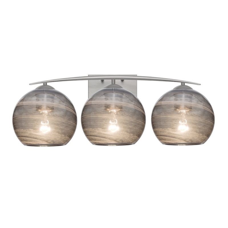 Besa 3WC-JILLYSM-SN Jilly Three Light Vanity Satin Nickel
