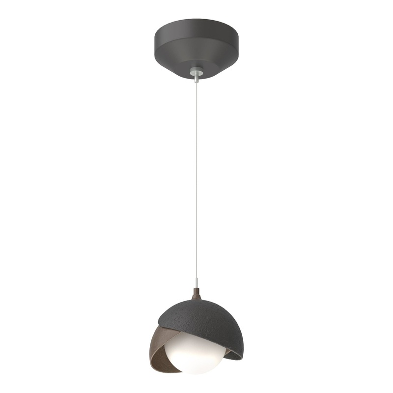 Brooklyn Double Shade Low Voltage Mini Pendant Black Bronze