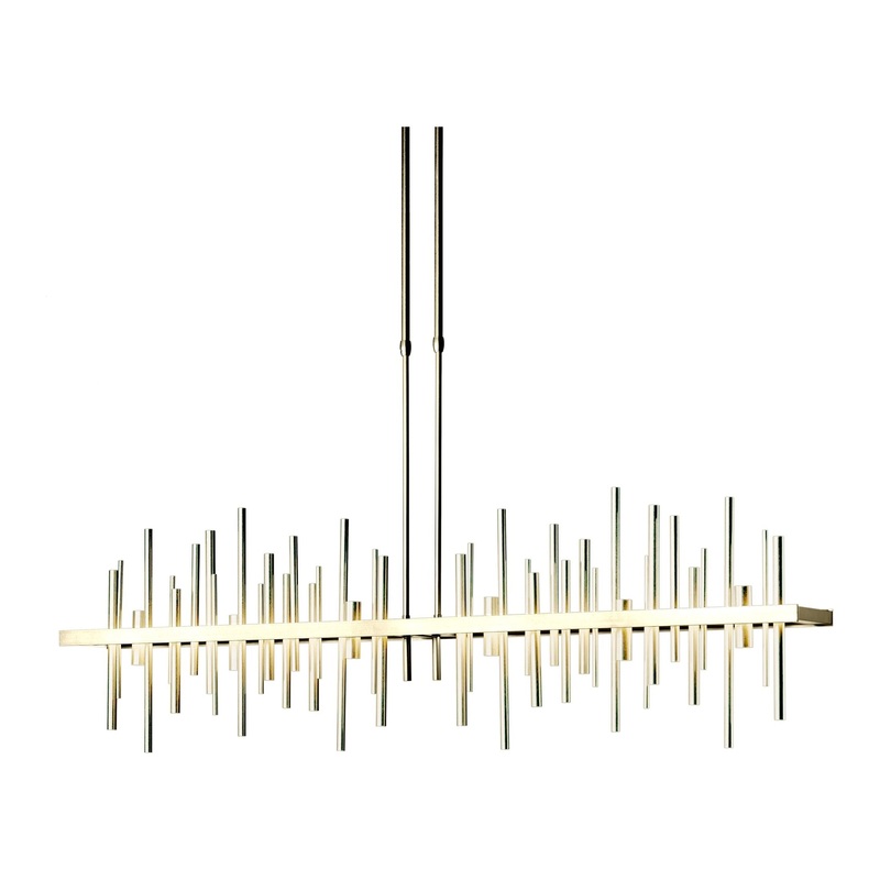 Cityscape Large LED Pendant Modern Brass Modern Brass