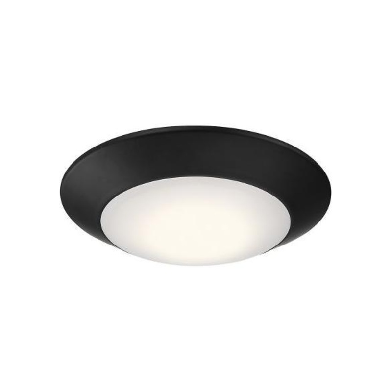 LED 5CCT Disc Light Matte Black
