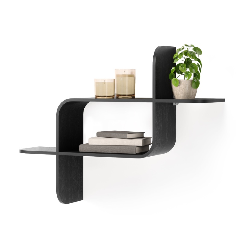 Montage Wall Shelf Black