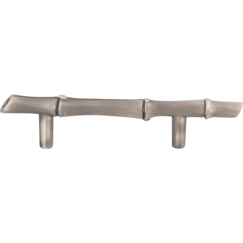 Atlas Homewares Bamboo Pull 3 Inch (c-c) Pewter