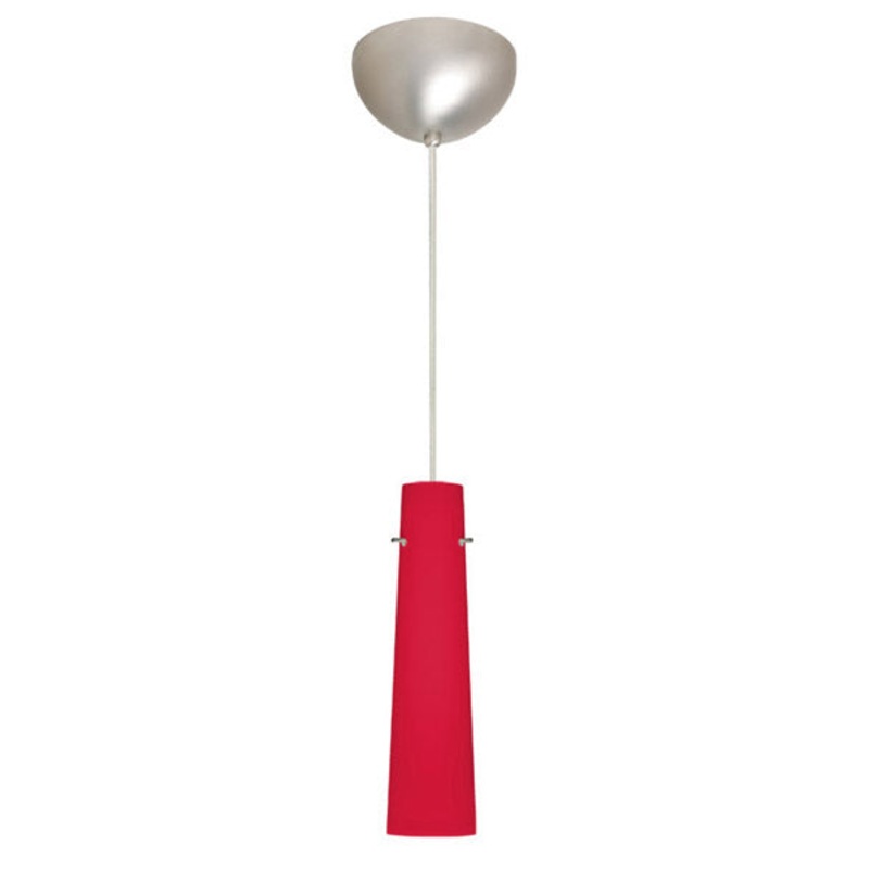Besa 1BC-5674RM-SN Camino One Light Pendant Satin Nickel