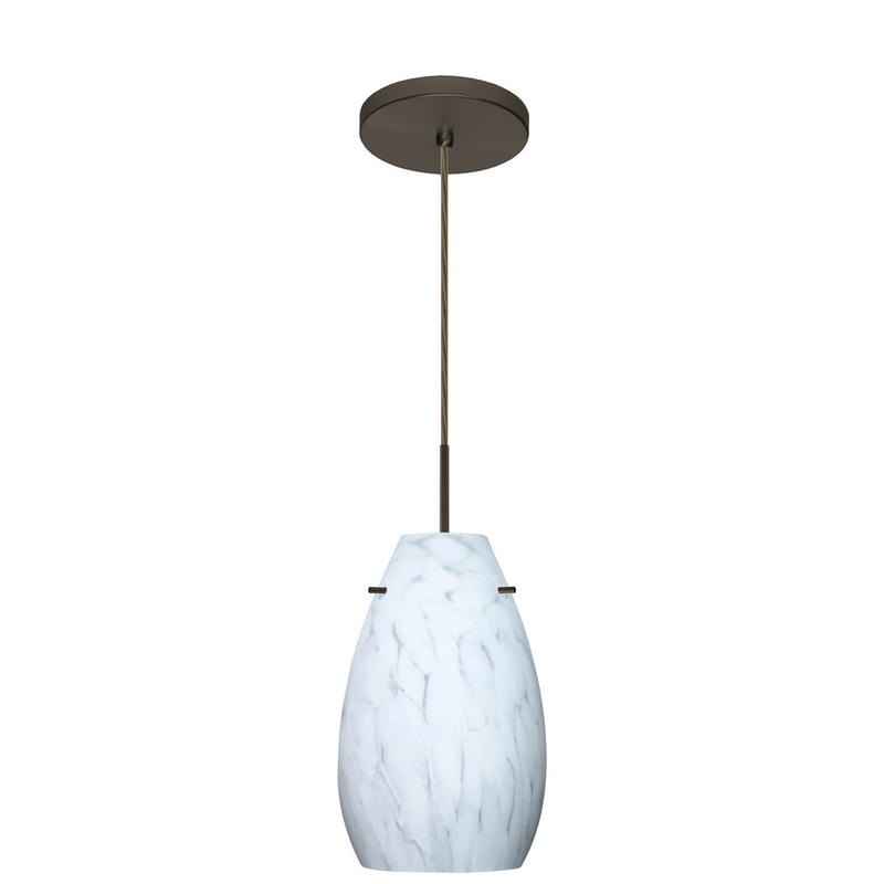 Besa 1JT-412619-BR Pera One Light Pendant Bronze