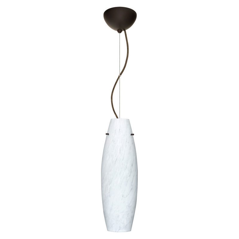 Besa 1KX-412719-BR Tara One Light Pendant Bronze