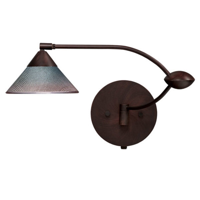 Besa 1WU-117691-BR Kona One Light Swing Arm Wall Sconce Bronze (Discontinued)