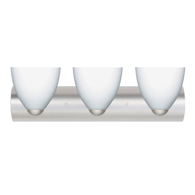 Besa 3WZ-757207-LED-SN Sasha Three Light Wall Sconce Satin Nickel
