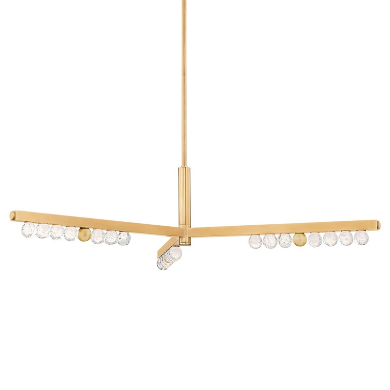 Corbett Lighting 382-50-VB Annecy LED Chandelier Vintage Brass