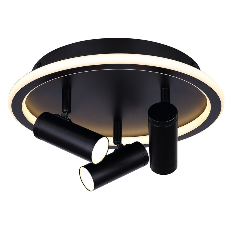 Denver Flush Mount Black