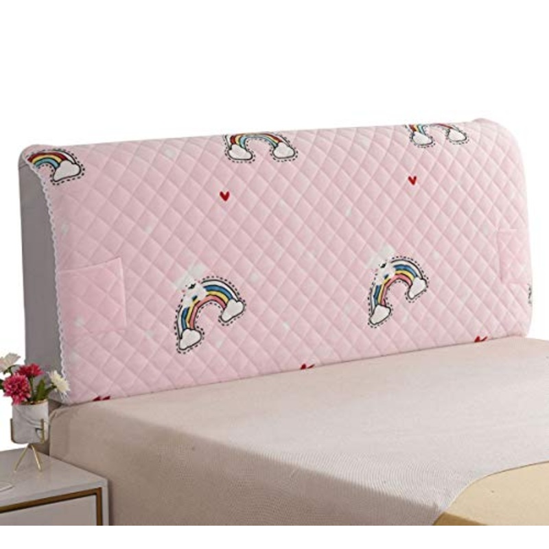 HDGZ Fodera Elastica Protezione Copertura per Testiera per Letto Copri Testata Letto Elastico all-Inclusive Coperchio Europeo Soft Cover Lavabile Testata Letto (Color : L, Size : 220 * 60cm)