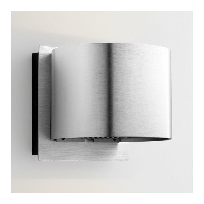 Kaldor Two-Light LED Outdoor Wall Sconce – Brushed Aluminum