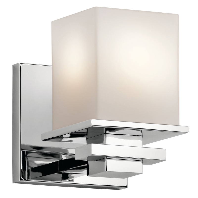 Kichler 45149CH One Light Wall Sconce, Chrome