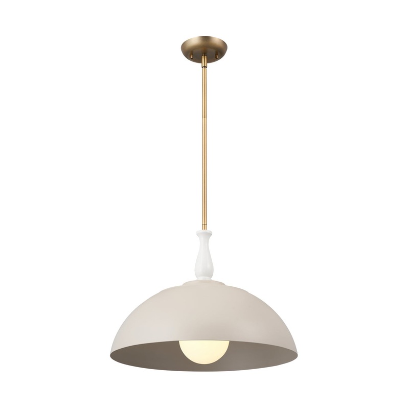 Kichler 52477GRG One Light Pendant, Greige