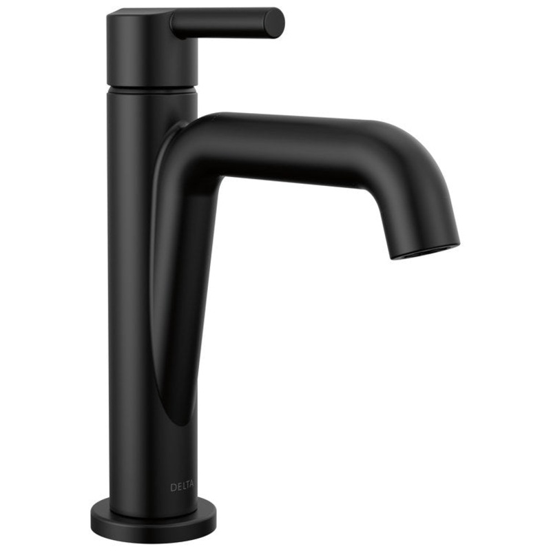 Lavatory Faucet Nicoli 1 Lever ADA WaterSense Matte Black 1.2 Gallons per Minute 4-7/8 Inch