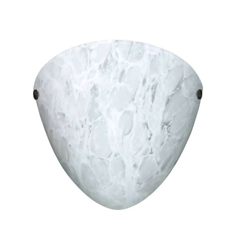 One Light Wall Sconce from the Kailee Collection in Black Finish by Besa