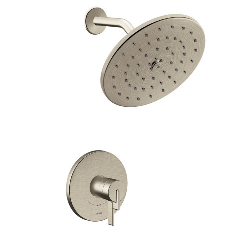 Shower Trim Cia M-Core 4-Series 2 Lever Brushed Nickel WaterSense ADA 1.75 Gallons per Minute