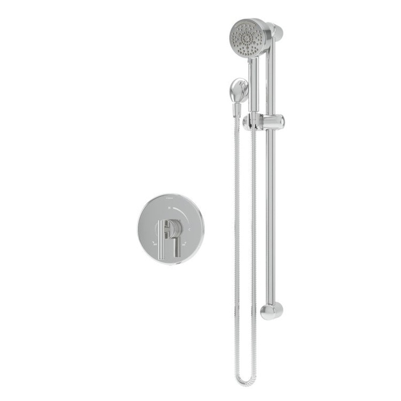 Shower Trim Dia 1 Lever Polished Chrome WaterSense ADA 1.5 Gallons per Minute