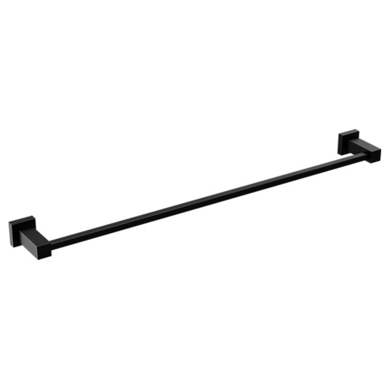 Towel Bar Brevard 24 Inch Matte Black Brass 3-3/4 Inch for Velum Bath Collection Wall Mount