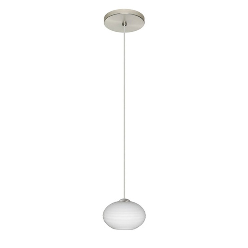 Besa 1XT-561207-SN Lasso One Light Pendant Satin Nickel