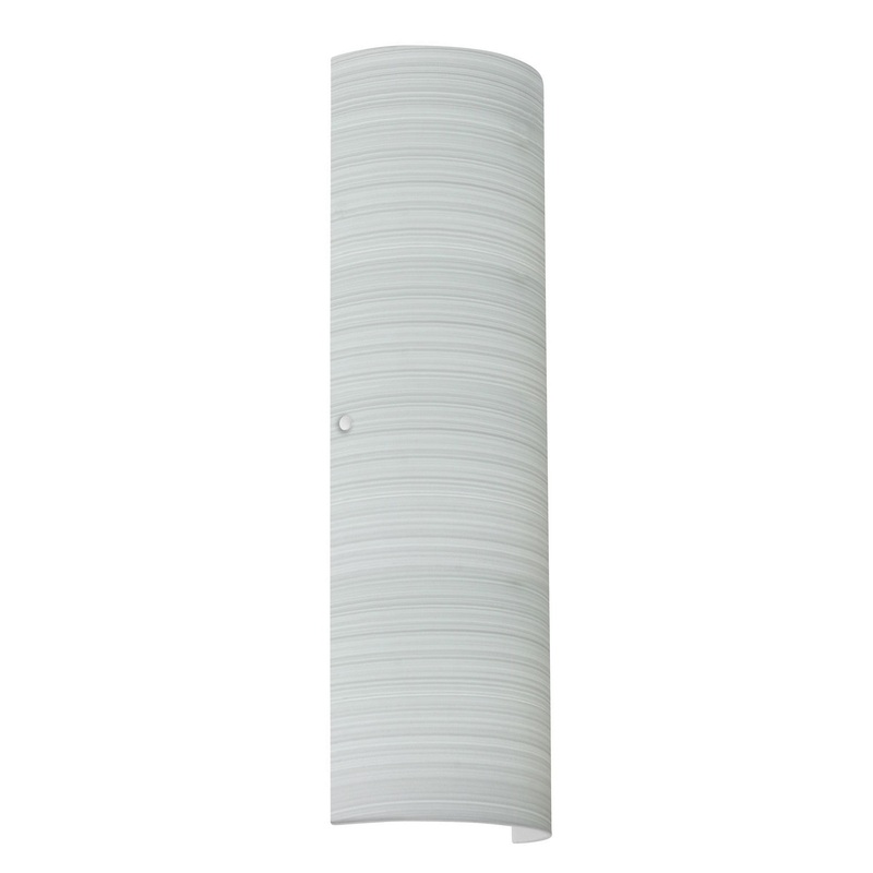 Besa 8194KR-LED-WH Torre Two Light Wall Sconce White