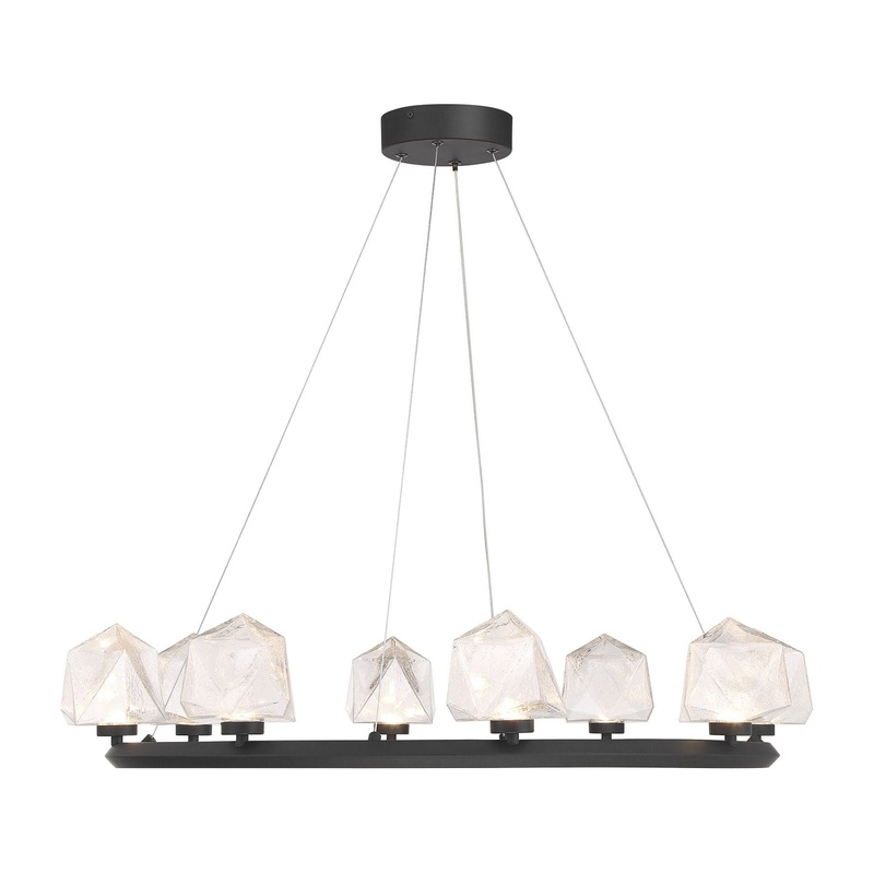 Castello 8-Light Chandelier Matte Black