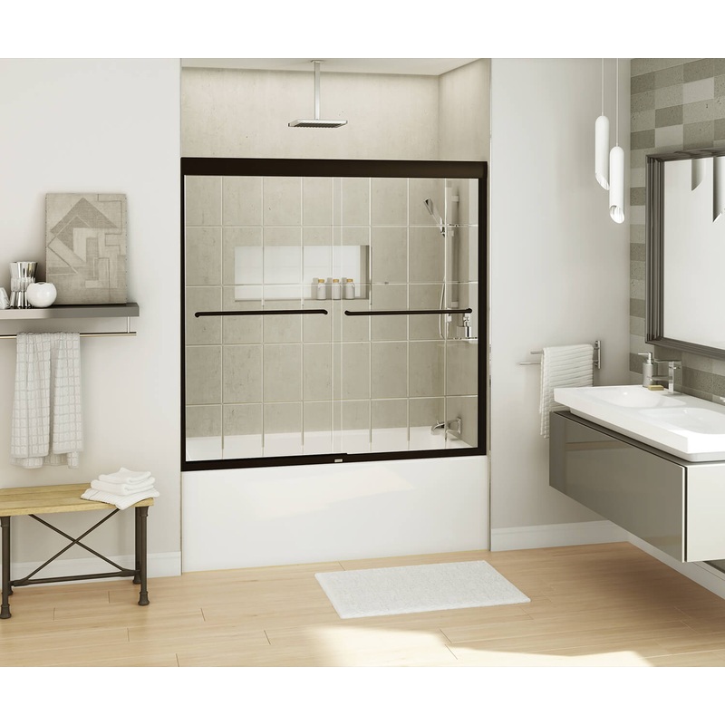 Kameleon Sliding Tub Door 55-59 x 57 in. 8 mm