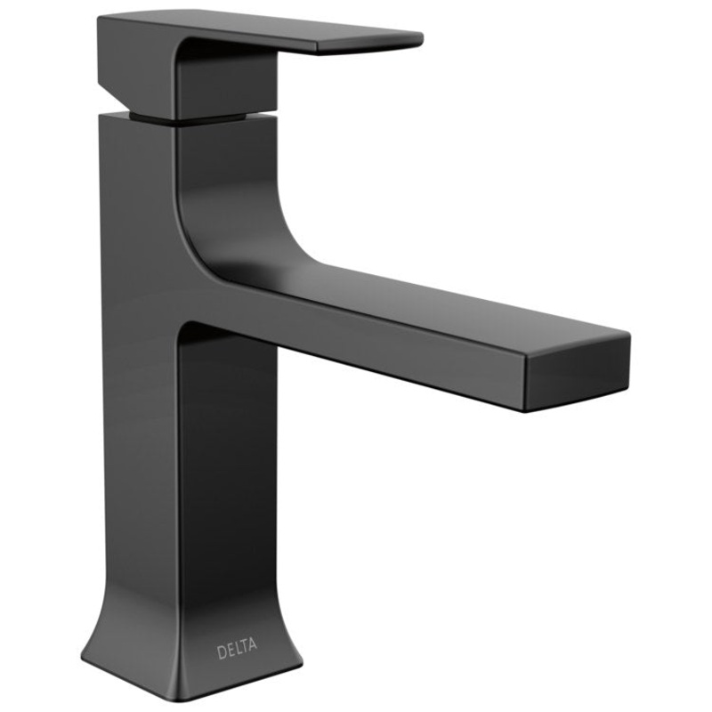 Lavatory Faucet Velum 1 Lever ADA WaterSense Matte Black 1.2 Gallons per Minute 4-7/16 Inch