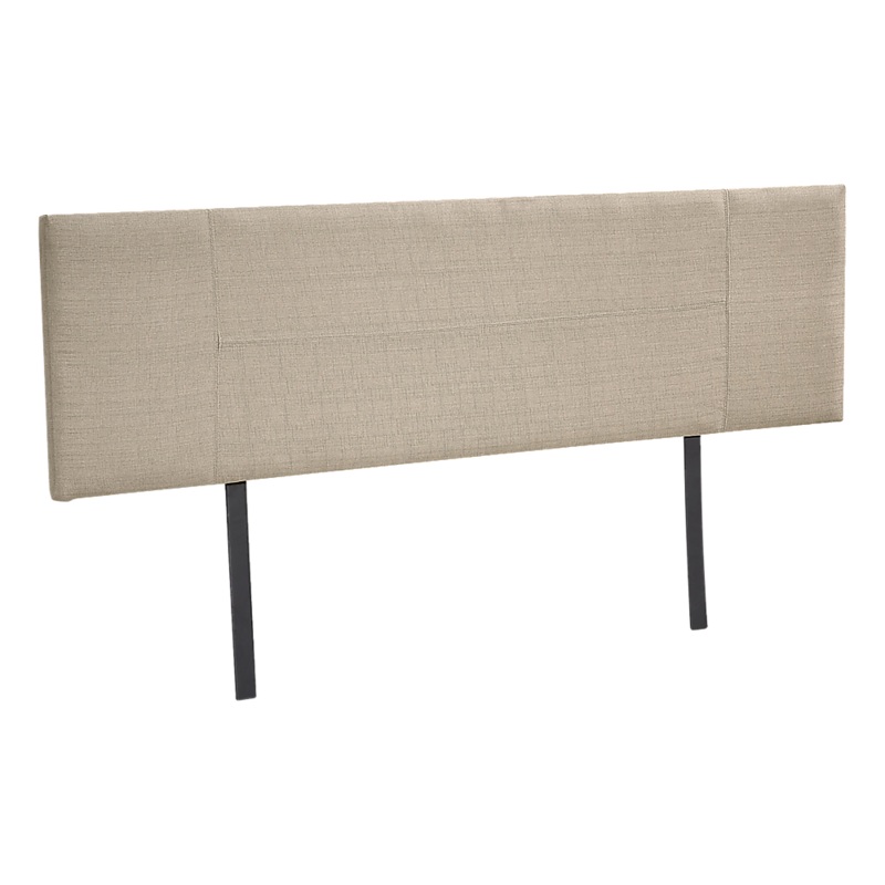 Linen Fabric King Bed Headboard Bedhead – Beige