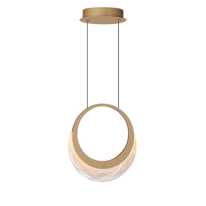 Lyra 1-Light LED Pendant Gold