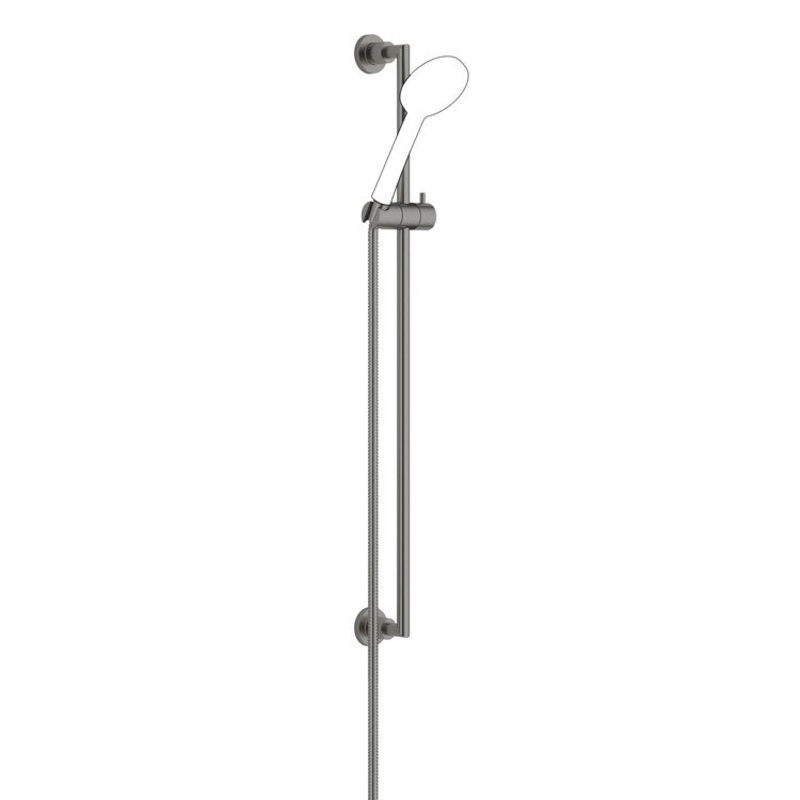 Slide Bar Kit TARA Less Hand Shower Brushed Dark Platinum Brass Alloy