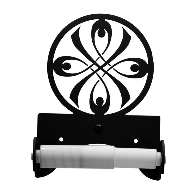 Village Wrought Iron TT-B-155 Ribbon Toilet Tissue Holder and Roll