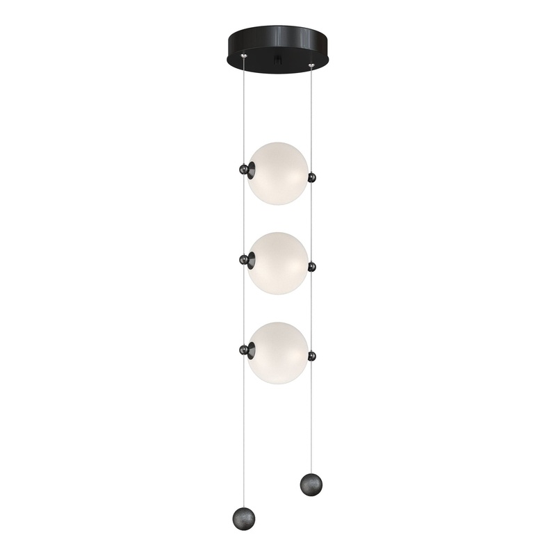 Abacus 3-Light LED Pendant Ink Opal Glass (GG)