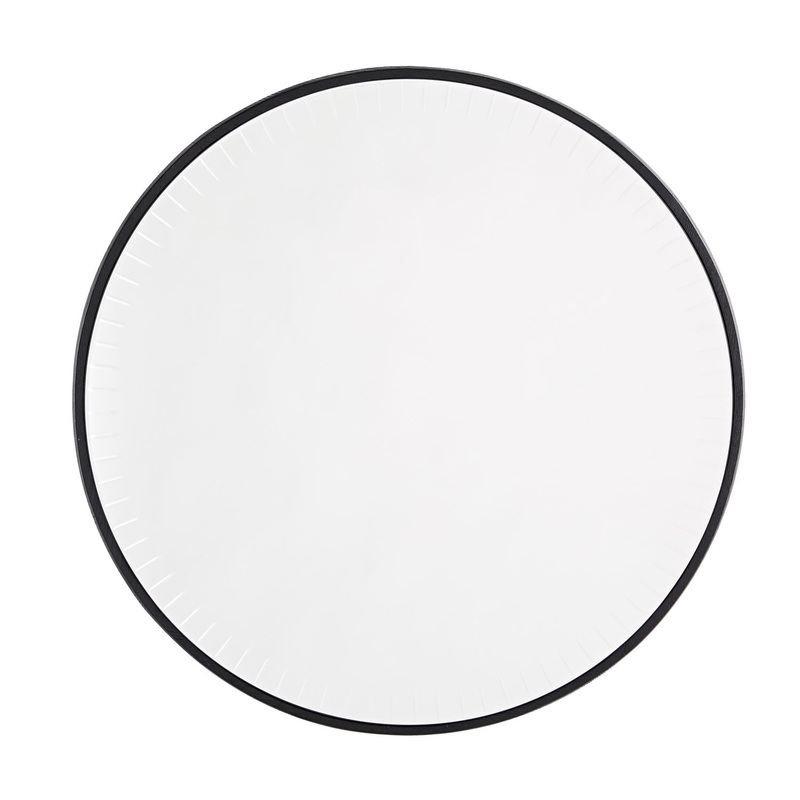 Arteriors DA9001 Cut Mirror Black