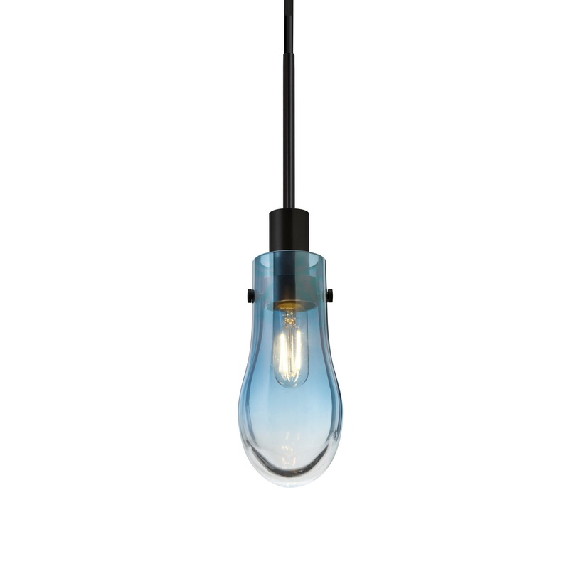 Besa 1JT-WISHBL-BK Wish One Light Pendant Black