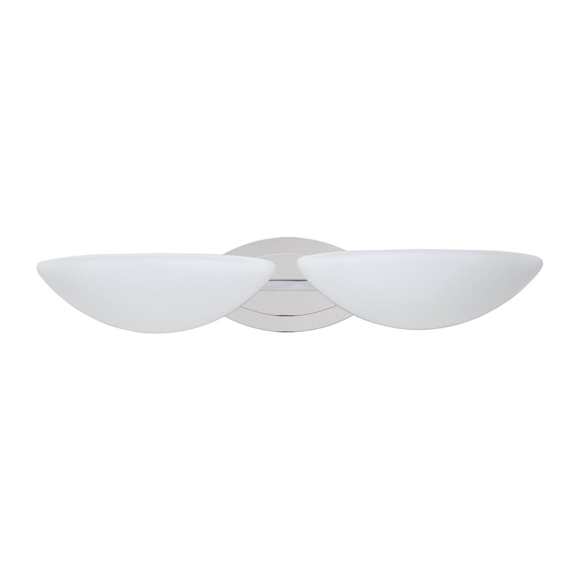 Besa 2WM-231807-CR Jamie Two Light Wall Sconce Chrome (Discontinued)