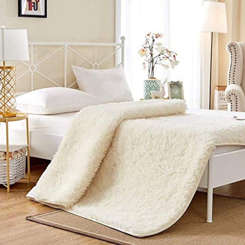 HKX Tappetini coprimaterasso Futon, Materiali Naturali Sottili Morbidi Comodi Caldi Queen Size Dormitorio-B 100x200cm (39×79 Pollici)